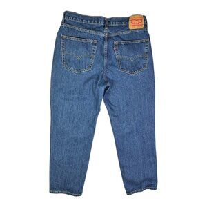 Levi's Size 36x30 550 Denim Jeans Zip Fly 100% Cotton Dark Wash